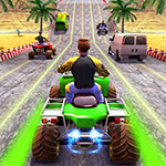 Atv Quad Bike Traffic Racer